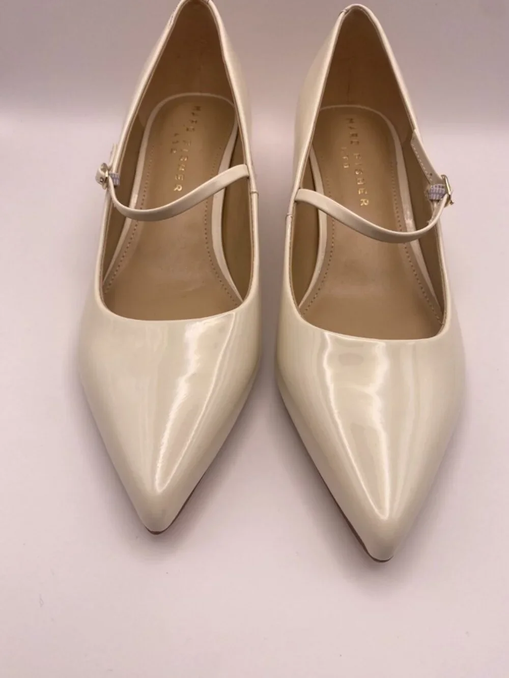 Marc Fisher LTD Womens Luccie Pointy Toe Leather Mary Jane Pumps Sz 8